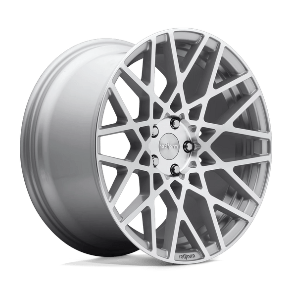 Rotiform R110 BLQ 19x8.5 ET45 5x112 66.56mm GLOSS SILVER MACHINED (Load Rated 726kg)