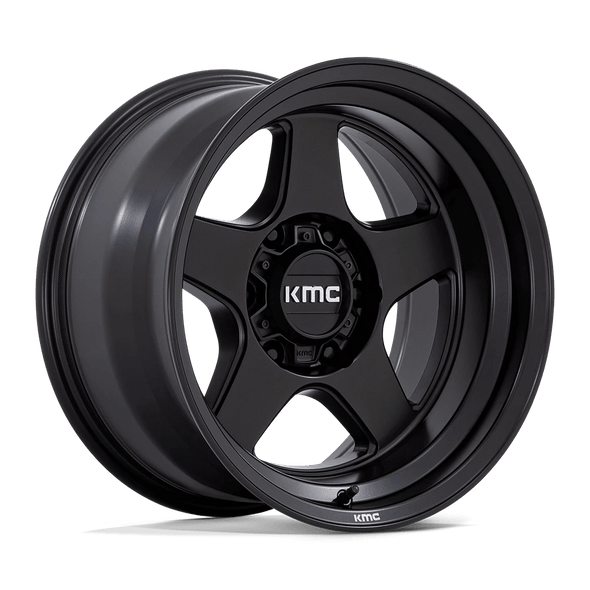KMC KM728 LOBO 17x9 ET-38 6x140 106.10mm MATTE BLACK (Load Rated 1134kg)