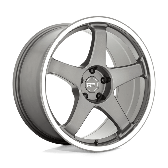 Motegi Racing MR151 CS5 19x9.5 ET40 5x120 74.10mm GUNMETAL W/ MACHINED LIP (Load Rated 581kg)