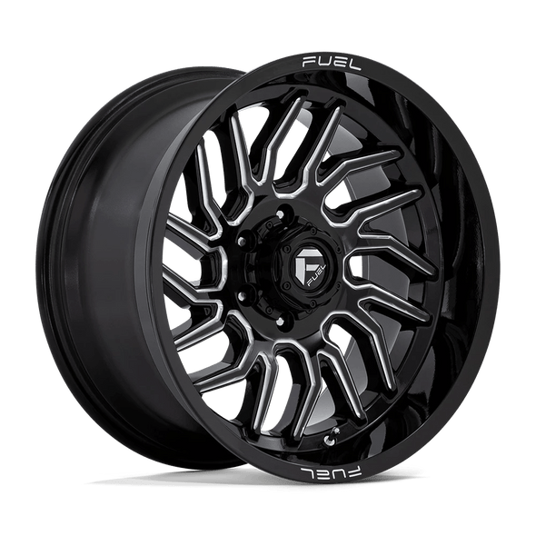 Fuel D807 HURRICANE 20x10 ET-18 6x139.7 106.10mm GLOSS BLACK MILLED (Load Rated 1134kg)