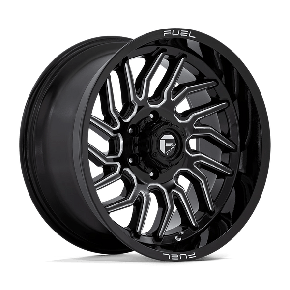 Fuel D807 HURRICANE 20x10 ET-18 6x135 87.10mm GLOSS BLACK MILLED (Load Rated 1134kg)