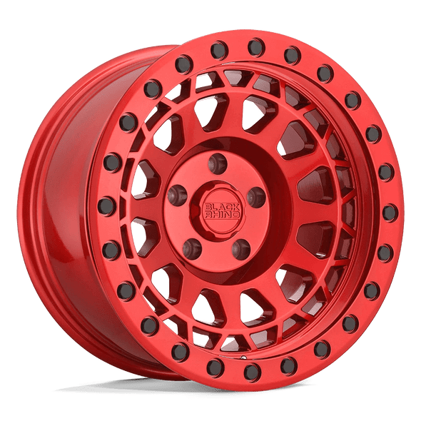 Black Rhino PRIMM 18x9.5 ET-18 5x127 71.50mm CANDY RED W/ BLACK BOLTS (Load Rated 1651kg)