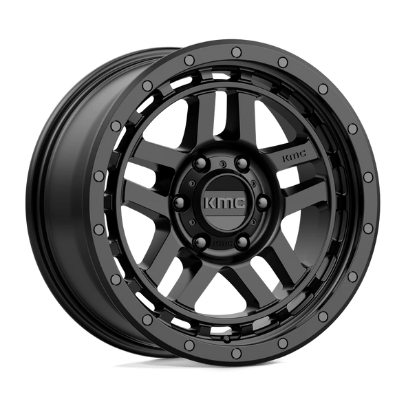 KMC KM540 RECON 18x8.5 ET18 6x140 106.10mm SATIN BLACK (Load Rated 1134kg)