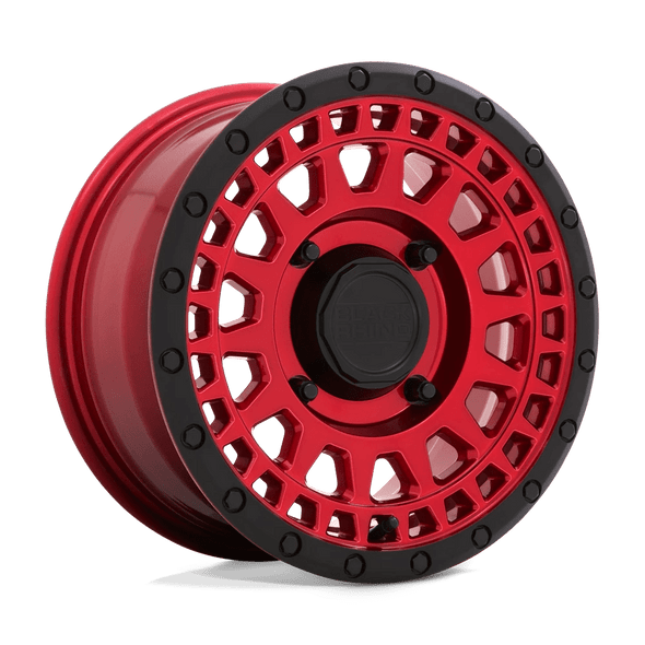 Black Rhino PARKER UTV 15x7 ET36 4x137 106.10mm CANDY RED W/ BLACK LIP (Load Rated 726kg)