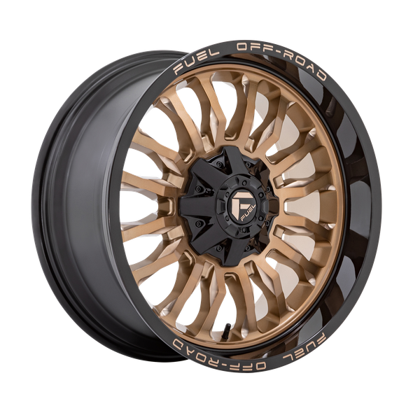 Fuel D797 ARC 22x12 ET-44 5x114.3/127 78.10mm PLATINUM BRONZE W/ BLACK LIP (Load Rated 1134kg)
