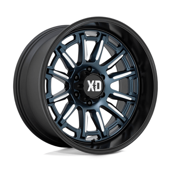 XD XD865 PHOENIX 20x9 ET0 6x139.7 106.10mm METALLIC BLUE MILLED W/ BLACK LIP (Load Rated 1134kg)