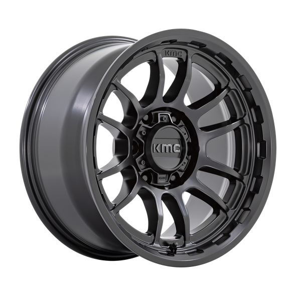 KMC KM727 WRATH 20x9 ET0 6x139.7 106.10mm SATIN BLACK (Load Rated 1134kg)