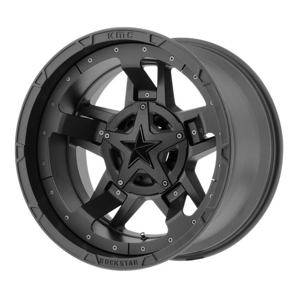 XD XD827 ROCKSTAR III 17x9 ET-12 5x139.7/150 110.10mm MATTE BLACK (Load Rated 1134kg)