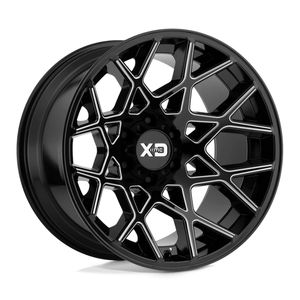 XD XD831 CHOPSTIX 20x10 ET-24 6x140 106.10mm GLOSS BLACK MILLED (Load Rated 1134kg)