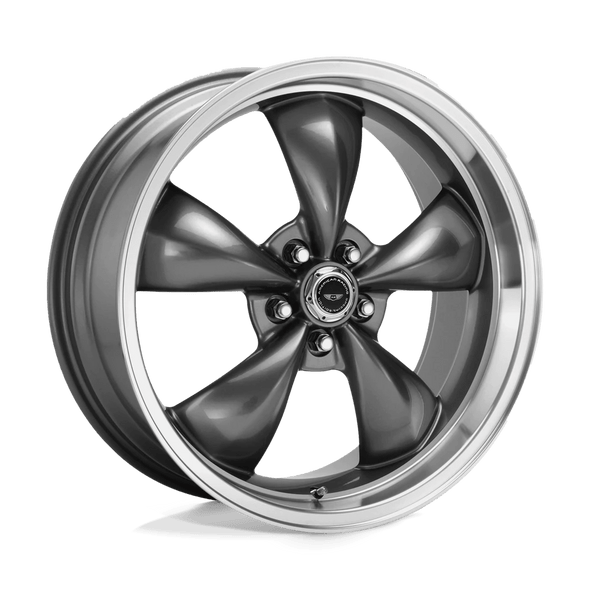 American Racing AR105 TORQ THRUST M 17x7 ET0 5x114 72.56mm ANTHRACITE W/ MACHINED LIP (Load Rated 726kg)