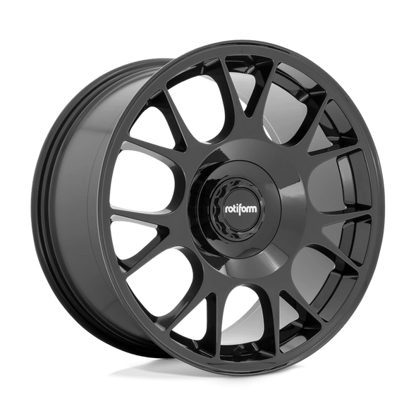 Rotiform R187 TUF-R 18x8.5 ET20 CUSTOM 72.56mm GLOSSY BLACK (Load Rated 726kg)