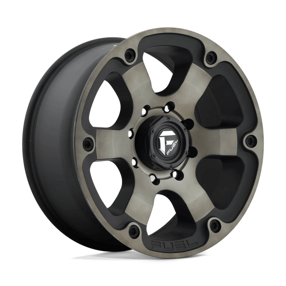 Fuel D564 BEAST 20x9 ET01 8x180 124.20mm MATTE BLACK DOUBLE DARK TINT (Load Rated 1587kg)