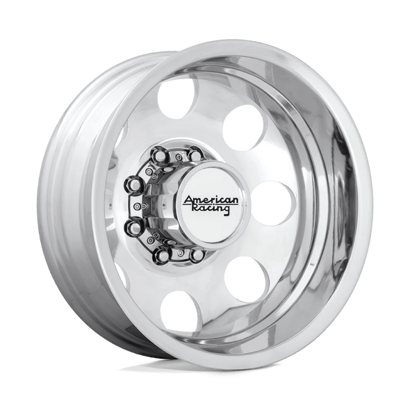 American Racing AR204 BAJA DUALLY 16x6 ET-134 8x165 125.10mm POLISHED - REAR (Load Rated 1361kg)