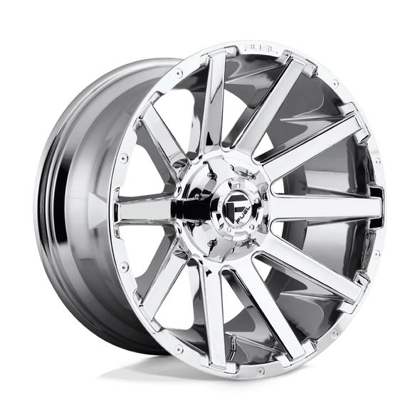 Fuel D614 CONTRA 20x9 ET01 8x165 125.10mm CHROME PLATED (Load Rated 1678kg)