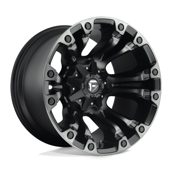 Fuel D851 VAPOR 20x10 ET-18 8x165 125.10mm MATTE BLACK GRAY TINT (Load Rated 1678kg)