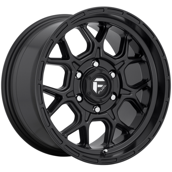 Fuel D670 TECH 17x9 ET20 6x139.7 106.10mm MATTE BLACK (Load Rated 952kg)