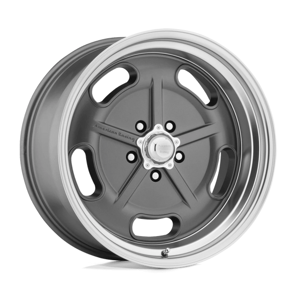 American Racing VN511 SALT FLAT 17x7 ET0 5x121 72.56mm MAG GRAY W/ DIAMOND CUT LIP (Load Rated 717kg)