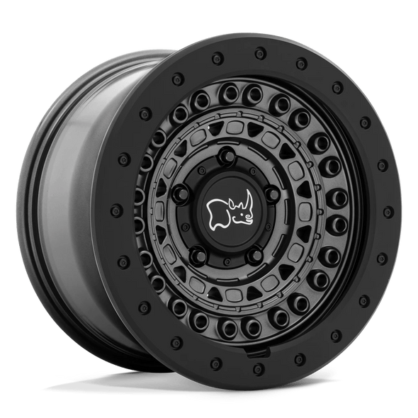 Black Rhino BARRICADE 18x9 ET-18 5x127 71.50mm GUN BLACK W/ BLACK ROCK GUARD (Load Rated 1111kg)