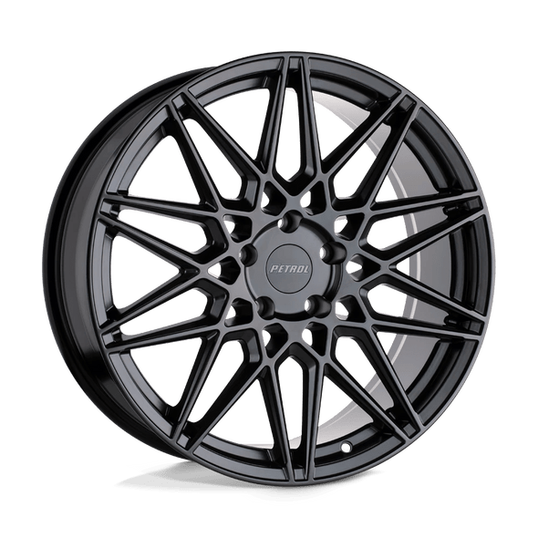 Petrol P3C 17x8 ET40 5x114 76.10mm SEMI GLOSS BLACK (Load Rated 771kg)