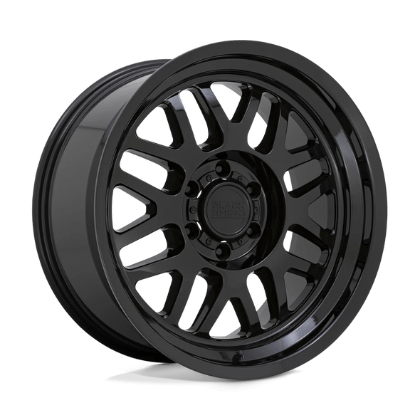 Black Rhino DELTA 18x9.5 ET12 5x150 110.10mm GLOSS BLACK (Load Rated 1134kg)