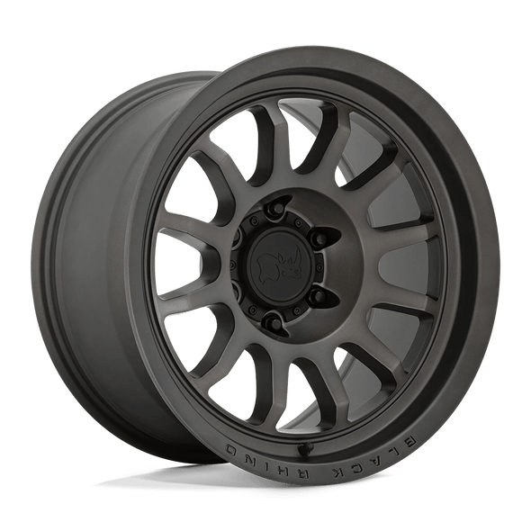 Black Rhino RAPID 17x9 ET12 6x140 112.10mm MATTE BRUSHED GUNMETAL (Load Rated 1111kg)