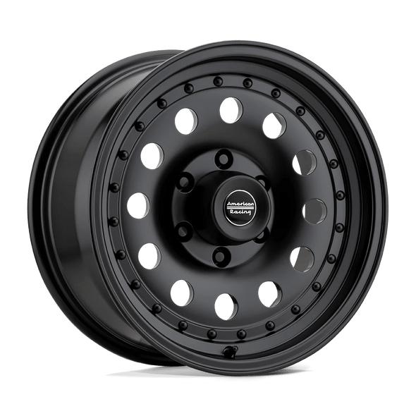 American Racing AR62 OUTLAW II 17x8 ET18 8x170 130.81mm SATIN BLACK (Load Rated 1651kg)