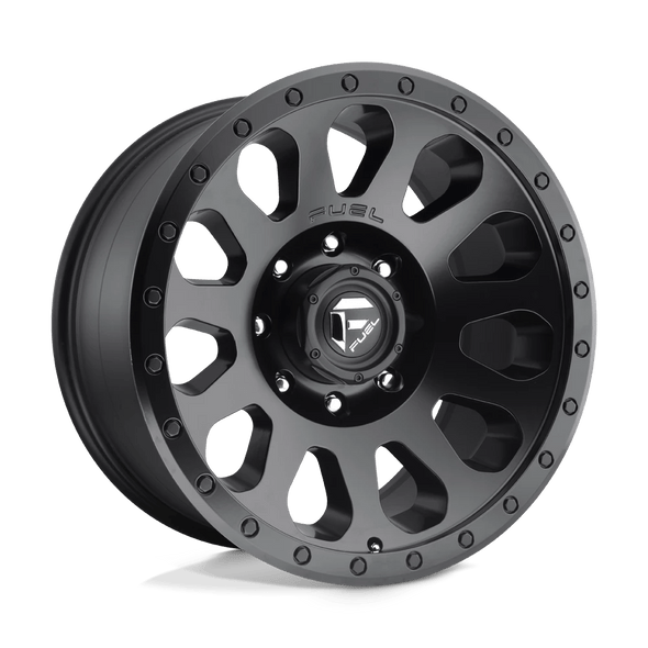 Fuel D579 VECTOR 20x10 ET-18 8x170 125.10mm MATTE BLACK (Load Rated 1678kg)