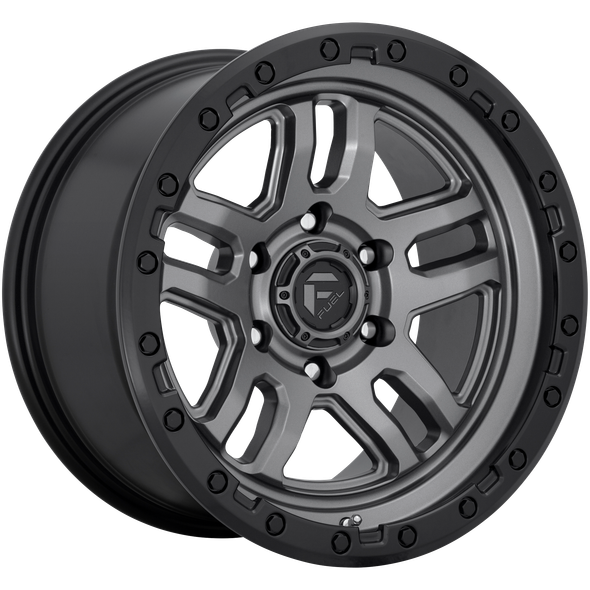 Fuel D701 AMMO 18x9 ET20 5x127 71.50mm MATTE GUN METAL BLACK BEAD RING (Load Rated 1134kg)