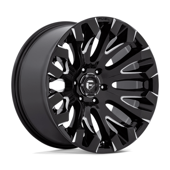 Fuel D828 QUAKE 18x9 ET1 5x139.7 78.10mm GLOSS BLACK MILLED (Load Rated 1134kg)