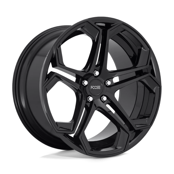 Foose F169 IMPALA 20x9 ET35 5x114.3 72.56mm GLOSS BLACK (Load Rated 862kg)