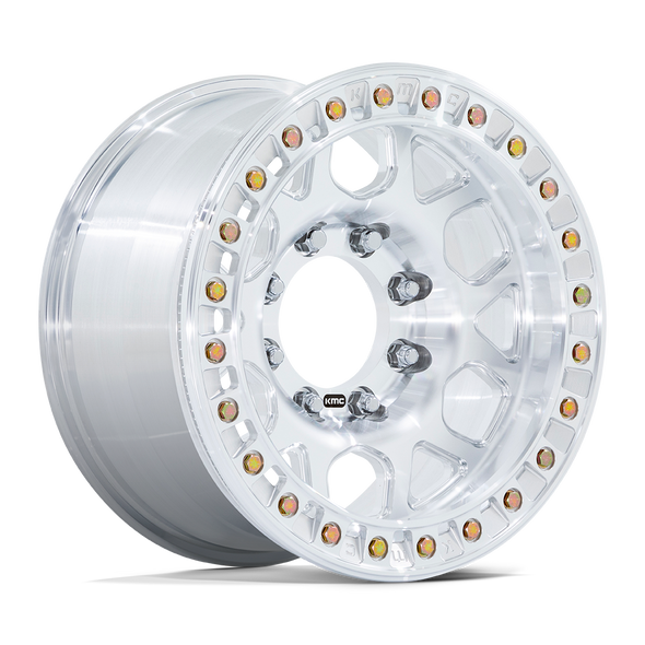 KMC KM450 MESA FORGED SLOTTED BEADLOCK 17x9 ET-12 CUSTOM 72.56mm RAW MACHINED (Load Rated 1134kg)