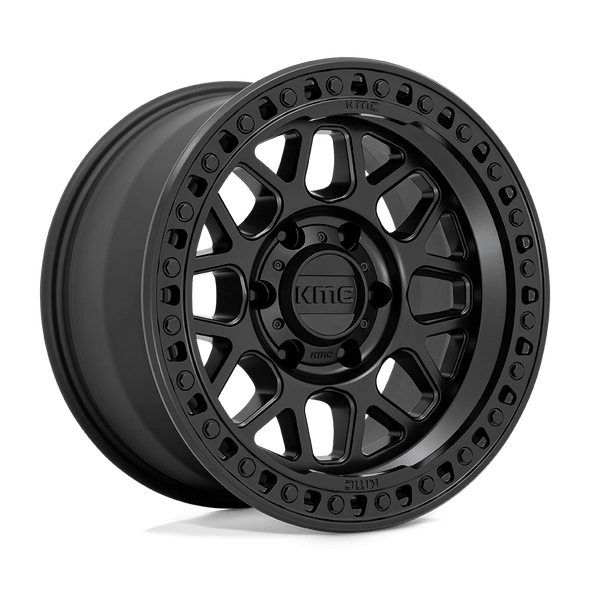 KMC KM549 GRS 17x9 ET18 6x114.3 66.06mm SATIN BLACK (Load Rated 1134kg)