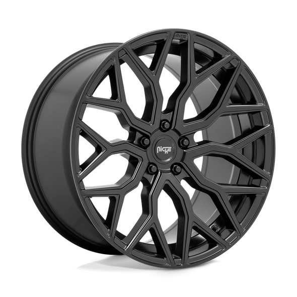 Niche M261 MAZZANTI 19x9.5 ET35 5x120 72.56mm MATTE BLACK (Load Rated 816kg)