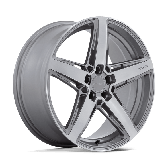 Niche M270 TERAMO 20x9 ET25 5x114.3 72.56mm ANTHRACITE BRUSHED FACE TINT CLEAR (Load Rated 816kg)