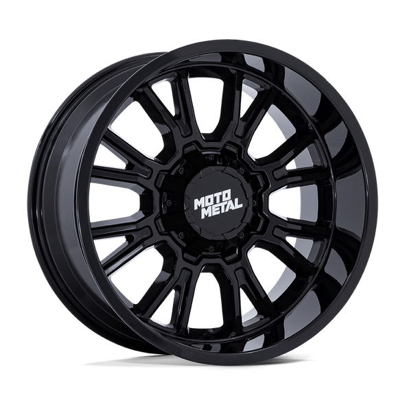 Moto Metal MO810 LEGACY 17x9 ET20 5x127/140 78.10mm GLOSS BLACK (Load Rated 1134kg)
