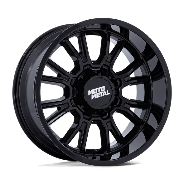 Moto Metal MO810 LEGACY 18x9 ET20 6x135/140 106.10mm GLOSS BLACK (Load Rated 1134kg)
