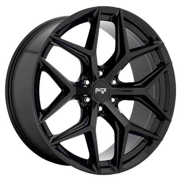 Niche M231 VICE SUV 20x9 ET30 6x139.7 106.10mm GLOSS BLACK (Load Rated 1043kg)