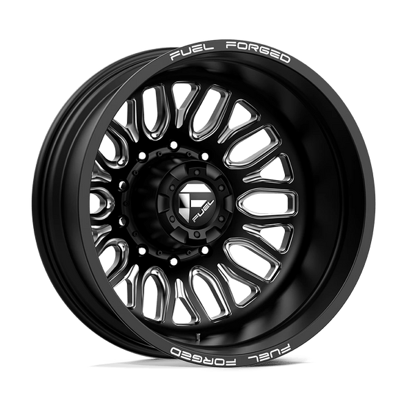 Fuel DB66 FFC66 22x8.25 ET-202 10x225 170.10mm MATTE BLACK MILLED (Load Rated 1134kg)