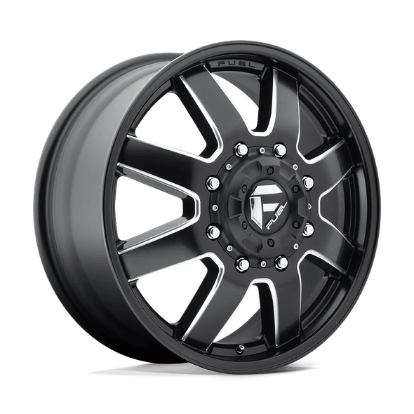 Fuel D538 MAVERICK 22x8.25 ET105 8x165 121.50mm MATTE BLACK MILLED (Load Rated 1361kg)