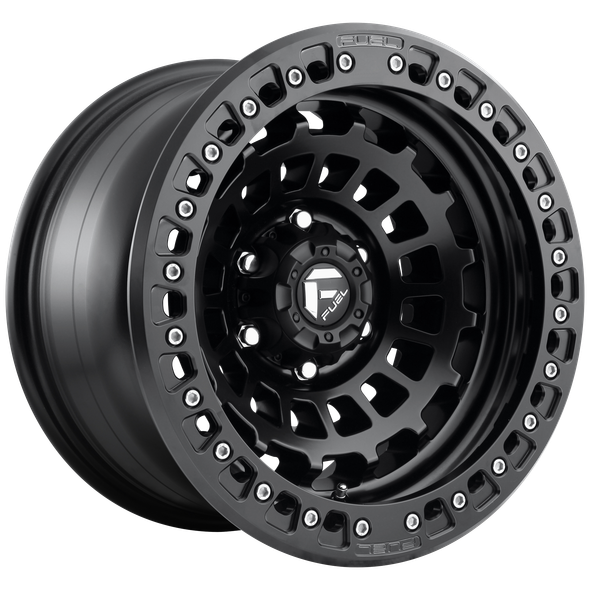 Fuel D101 ZEPHYR BEADLOCK 17x9 ET-38 5x127 71.50mm MATTE BLACK (Load Rated 952kg)