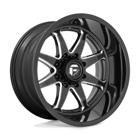 Fuel D749 HAMMER 20x10 ET-18 5x150 110.10mm GLOSS BLACK MILLED (Load Rated 1134kg)