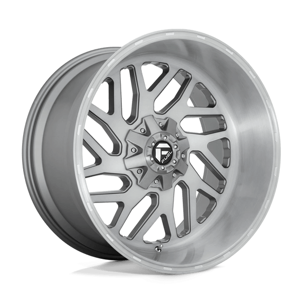 Fuel D715 TRITON PLATINUM 22x12 ET-43 8x165 125.10mm BRUSHED GUN METAL TINTED CLEAR (Load Rated 1587kg)