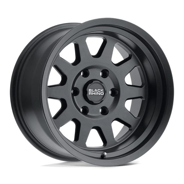 Black Rhino STADIUM 17x8.5 ET0 6x139.7 112.10mm MATTE BLACK (Load Rated 1111kg) - 1785SDM006140M12A