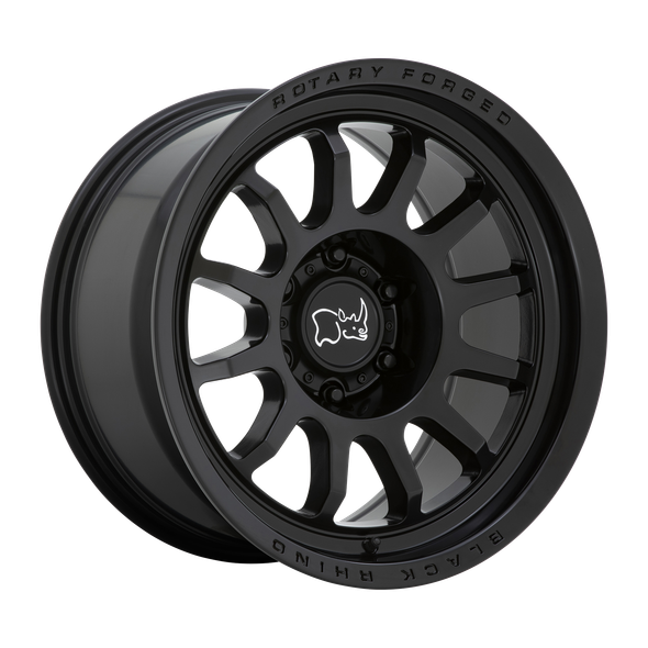 Black Rhino RAPID 20x9 ET12 6x114.3 76.10mm MATTE BLACK (Load Rated 1111kg) - 2090RPD126114M76A