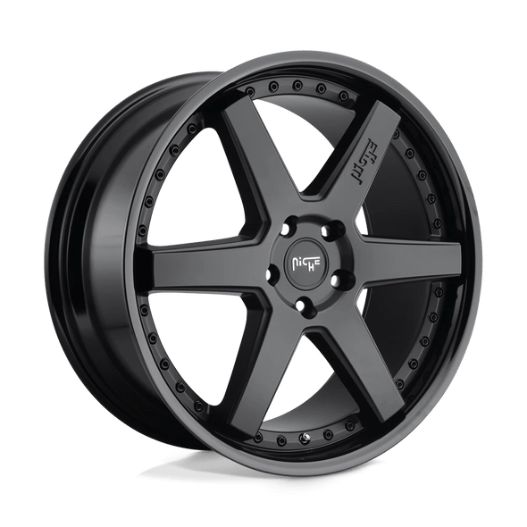 Niche M192 ALTAIR 20x9 ET38 5x112 66.56mm GLOSS BLACK MATTE BLACK (Load Rated 862kg) - M1922090F8+38