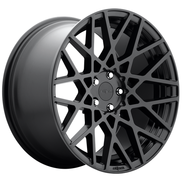 Rotiform R112 BLQ 18x8.5 ET45 5x114.3 72.56mm MATTE BLACK (Load Rated 726kg)