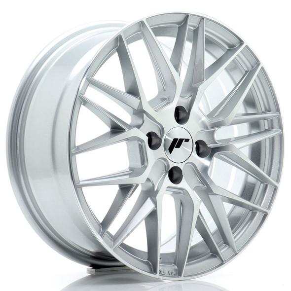 JR Wheels JR28 16x7 ET25 4x108 65.1mm Silver Machined Face