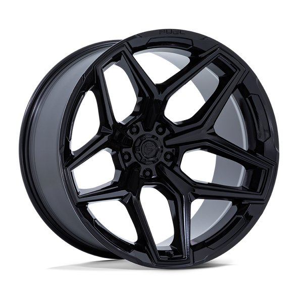 Fuel FLUX 20x9 ET1 6x139.7 106.10mm GLOSS BLACK (Load Rated 1134kg)