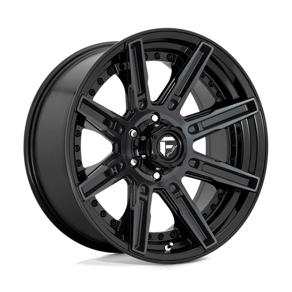 Fuel D708 ROGUE 20x9 ET01 6x135 87.10mm GLOSS MACHINED DOUBLE DARK TINT (Load Rated 1134kg)