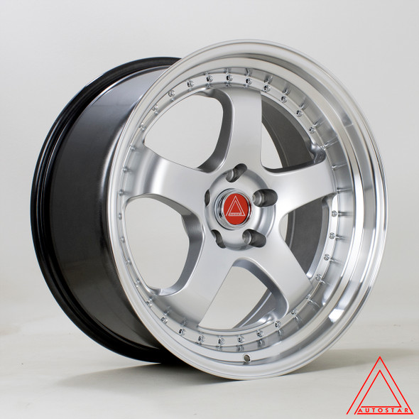 Autostar Wheels GT5R 19x9.5 ET30 5x120 74.1mm RLHSilver (AS-GT5R9519K1P30RLHS0741) www.srbpower.com